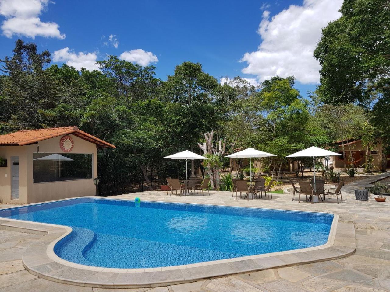 Orla Morada Do Sol Hotel Pirenopolis Bagian luar foto